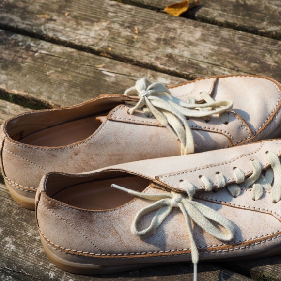 Clarks leather tie-up sneakers US10 EU41 - Picture 13 of 13